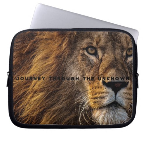 Motivational and Inspirational Art of Lion  Laptop Sleeve