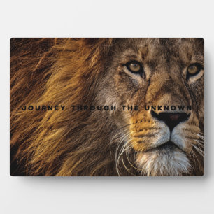 Motivational and Inspirational Art of Lion Plaque