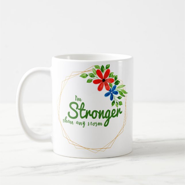 motivational and inspirational quotes for success coffee mug (Left)