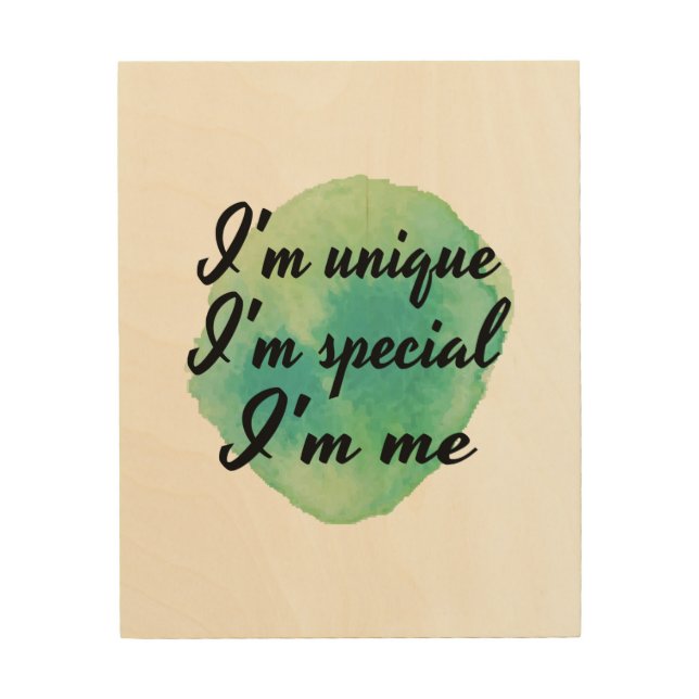 motivational and inspirational self love quotes wood wall art (Front)