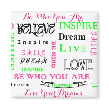 Motivational and Inspirational Words Magnet