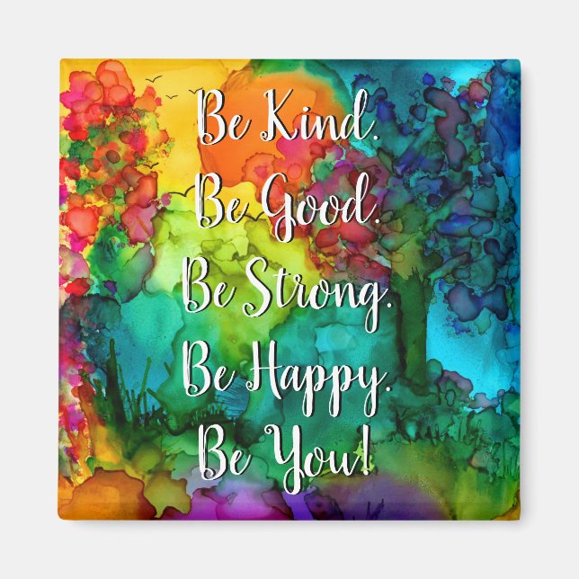 Motivational and Inspirational Words Magnet 2" (Front)