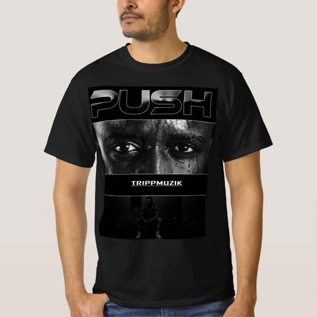 motivational and promotional t-shirt by TRIPPMUZIK (Front)