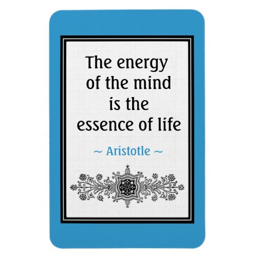 Motivational Aristotle Quote Magnet Life