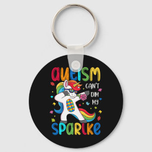 Motivational Autism Awareness Autism Can't Dim My Keychain