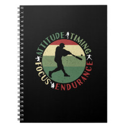 Motivational Baseball Mindset - Team Values Notebook