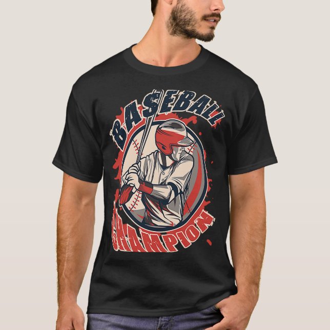 Motivational Baseball Saying 1 T-Shirt (Front)