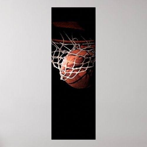 Motivational Basketball Sport Poster Print