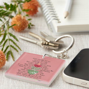 Motivational Be Kind Positive Quotes Pink  Keychain