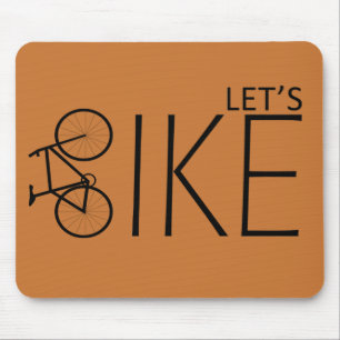 Motivational Bicycle Rider Quote - Funny Cycling Mouse Pad
