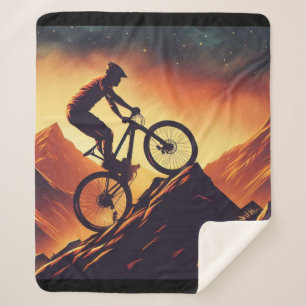 Motivational Bike, Bicycle, Cycling, Sport, Hobby Sherpa Blanket