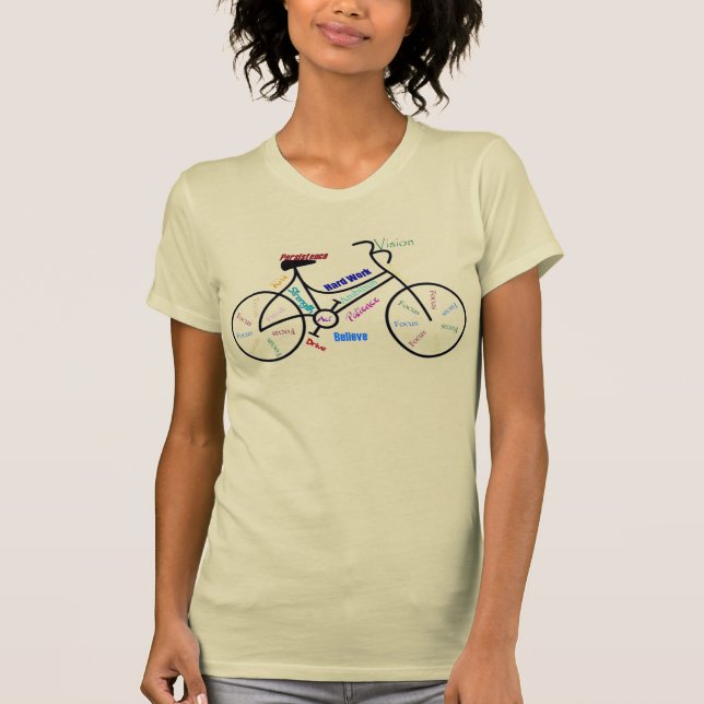 Motivational Bike, Bicycle, Cycling, Sport, Hobby T-Shirt (Front)