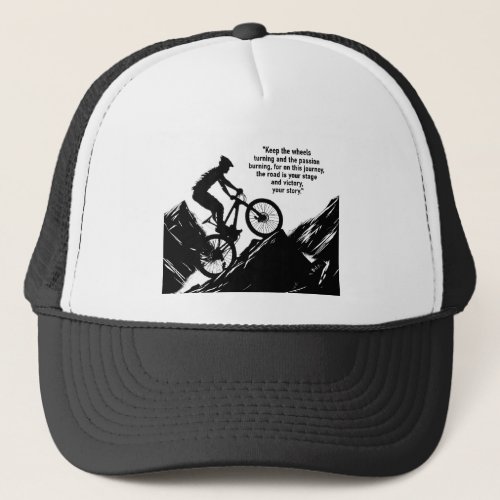 Motivational Bike Competitive Sport to Inspire you Trucker Hat