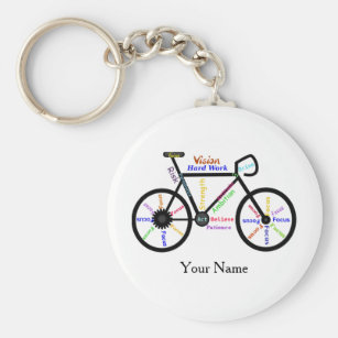 customized name keychain for bike