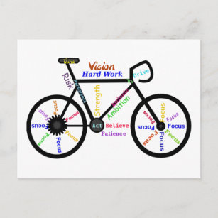 Happy Birthday Bicycle Postcards No Minimum Quantity Zazzle