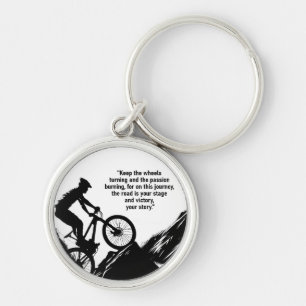 Motivational Bike Sport to Inspire you Custom Keychain