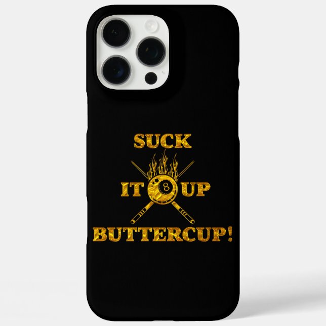 Motivational Billiards Quote With Bold Design Case-Mate iPhone Case (Back)