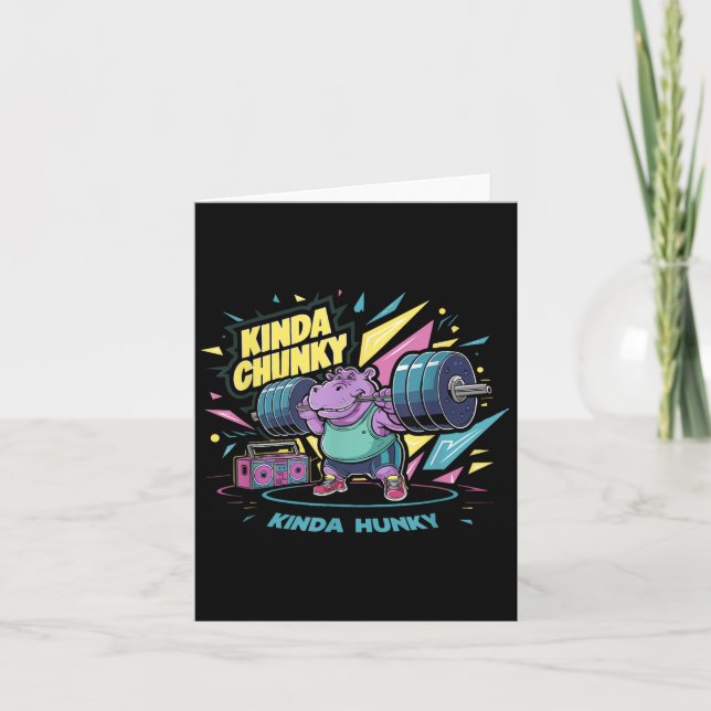 Motivational Bodybuilding &amp; Weightlifting Appa Card (Front)