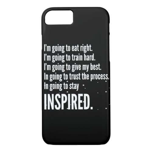 Motivational Bodybuilding Gym iPhone 87 Case