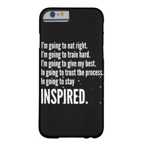 Motivational Bodybuilding Gym Barely There iPhone 6 Case