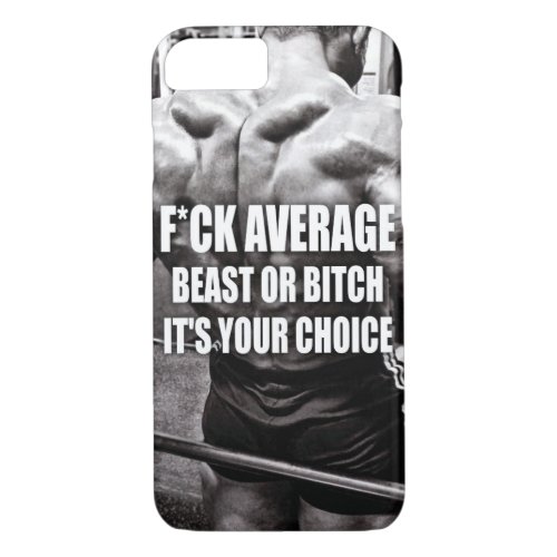 Motivational Bodybuilding Gym iPhone 87 Case