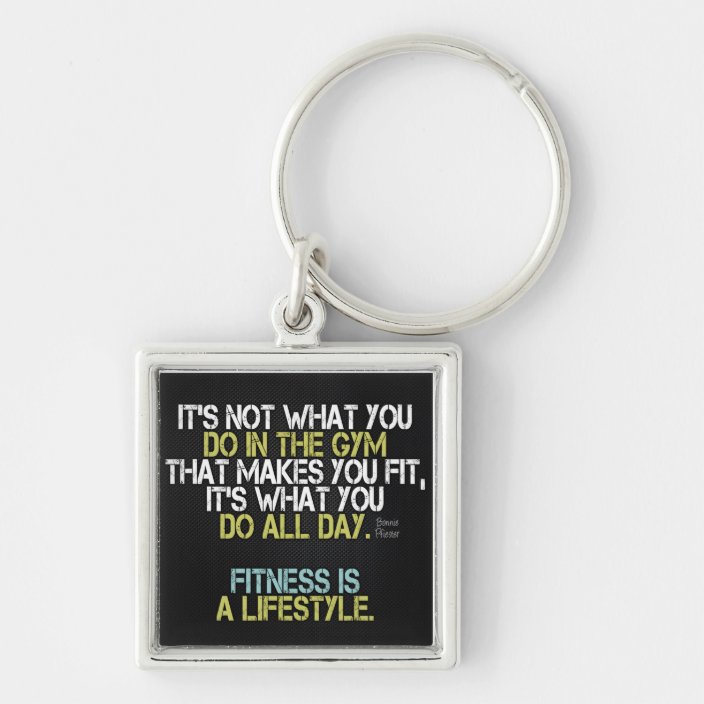 Motivational Bodybuilding Gym Keychain | Zazzle.com