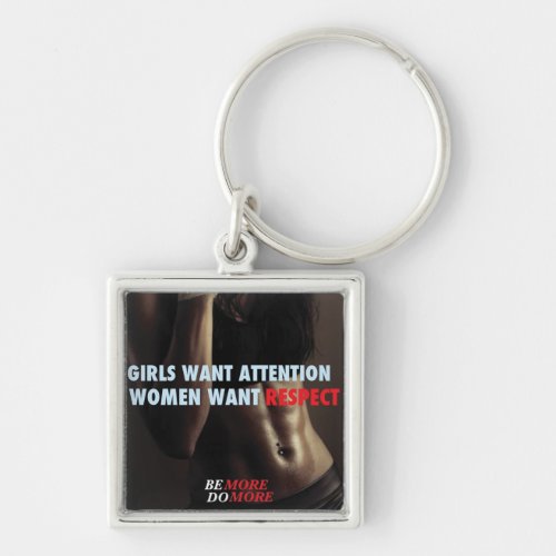 Motivational Bodybuilding Gym Keychain