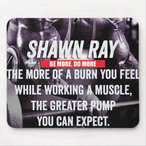 Motivational Bodybuilding Gym Mouse Pad