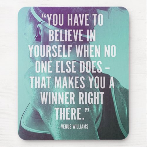 Motivational Bodybuilding Gym Mouse Pad