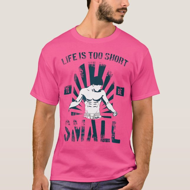 Motivational Bodybuilding Quote Fitness T-Shirt (Front)