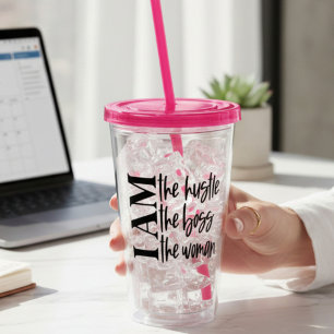 Motivational Boss Acrylic Tumbler