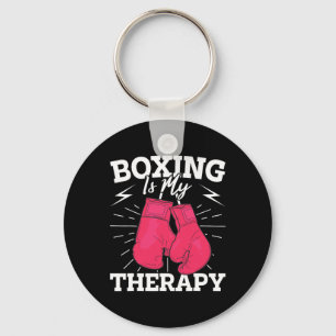 Motivational Boxing Design For Pionate Fighters  Keychain