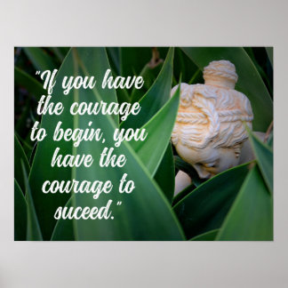 Motivational Buddha Poster