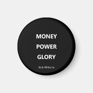 Motivational Business Black and White Magnet