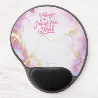 Motivational business empowerment  gel mouse pad