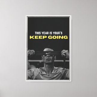 Motivational Canvas Wall Art – Black and White