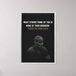 Motivational Canvas Wall Art – Focus on Your Path