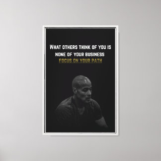 Motivational Canvas Wall Art – Focus on Your Path 