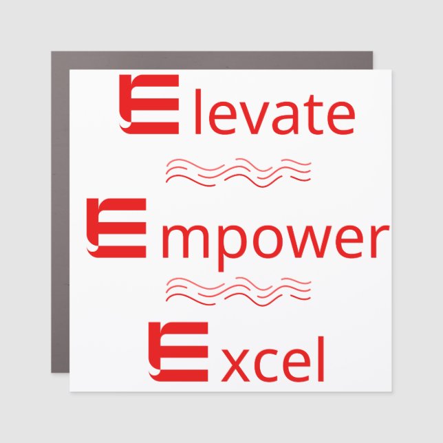 Motivational Car Magnet (Front)