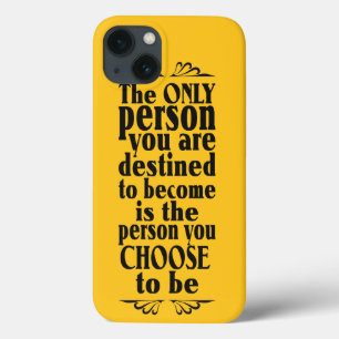 Motivational CHOICE custom color cases