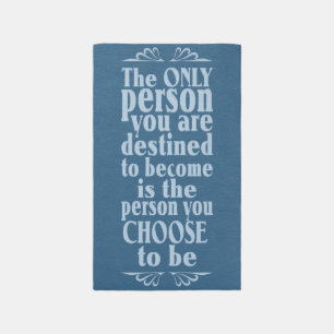 Motivational CHOICE Outdoor Rug