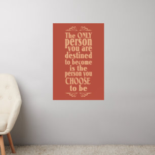 Motivational CHOICE Wall Decal