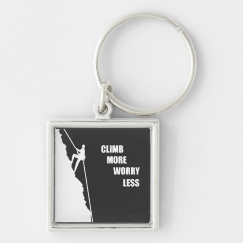 motivational climbers climbing quotes keychain
