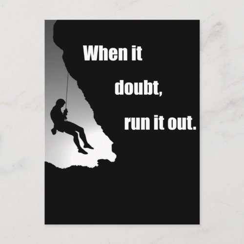 motivational climbers climbing quotes postcard