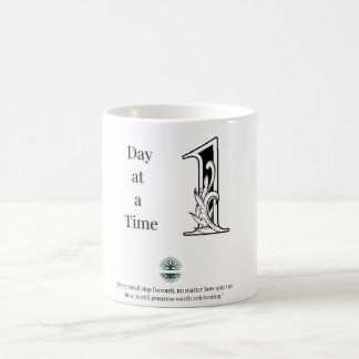 Motivational Coffee Mug – One Day at a Time Quote