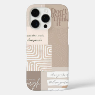 Motivational Collage iPhone 16 Pro Case