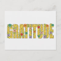 Motivational Colorful Gratitude Affirmation Thanks