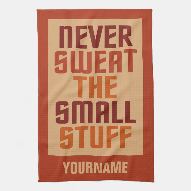 Motivational custom hand towel (Vertical)