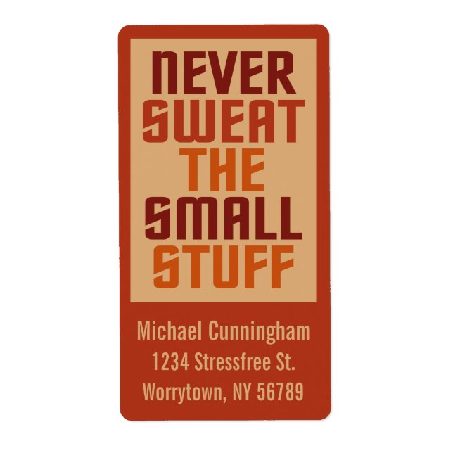 Motivational custom labels (Front)