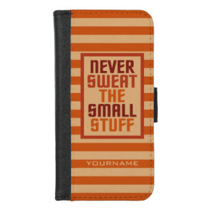 Motivational custom name phone wallets